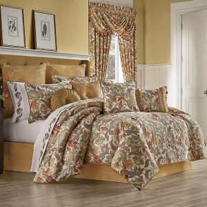European style silk jacquard quilt cover set